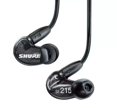 Shure SE215 Profi In-Ear Kopfhörer Sound Isolating Schwarz Clear Black 3.5mm Klinke