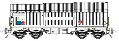 Lenz 42260-12 Teleskophaubenwagen Shimmns VTG VI Spur 0