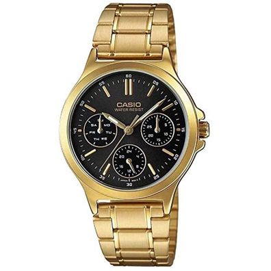 Casio Woman Ltp-V300G-1A Japanisches Quarzuhrwerk, 34 mm