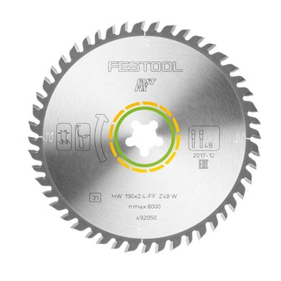 Festool Feinzahn-Sägeblatt 190x2,4 FF W48 für CS 50 Nr. 492050