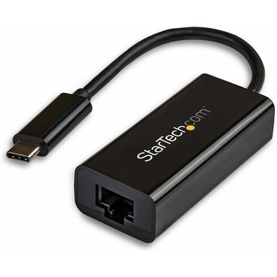 Startech. Com Usb C To Gigabit Ethernet Adapter - Black - Usb 3.1 To Rj45 Lan