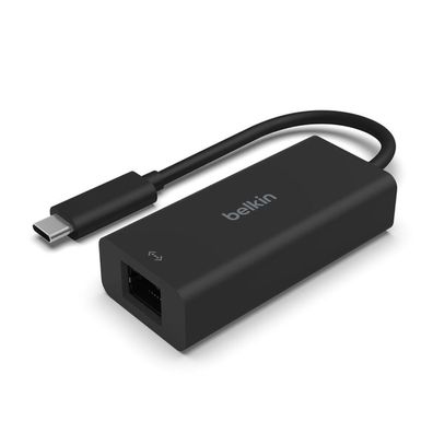 Belkin USB-C auf 2,5GB Ethernet- Adapter, schwarz INC012btBK