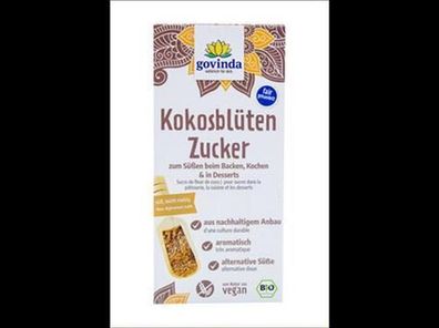 Govinda 3x Kokosblütenzucker 400g