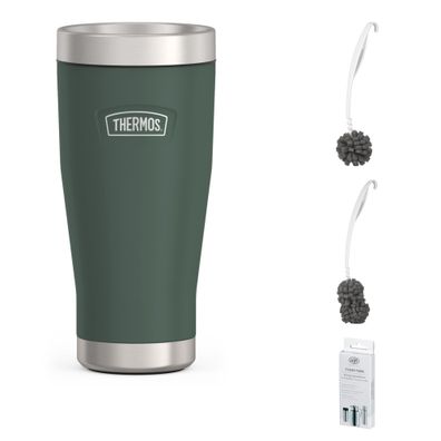 Thermos ICON MUG 0,47 l Thermobecher – Vorteilsset mit Reinigungsbürste CLEAN FIX