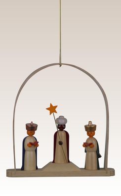 Baumbehang Sternsänger im Bogen bunt Höhe=13cm NEU Christbaumschmuck Weihn