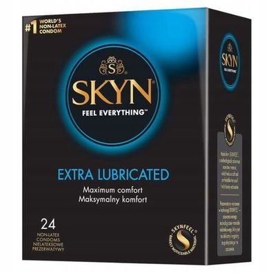 Unimil Skyn Extra Glatt Latexfreie Kondome, 24 Stück