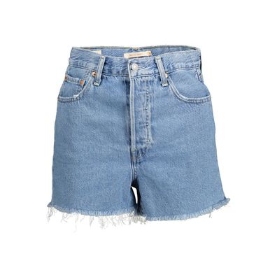 Levi's Blue Cotton Women Shorts