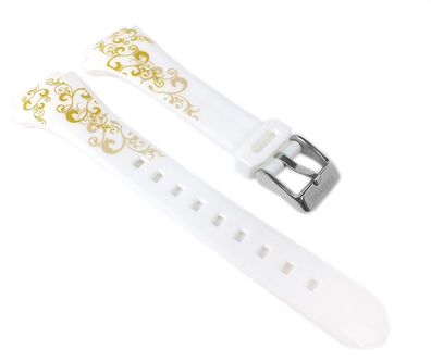 Calypso Uhrenarmband | Kunststoff glatt für Modell K5621/1 weiß