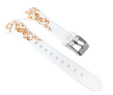 Calypso Uhrenarmband | Kunststoff glatt für Modell K5621/2 weiß