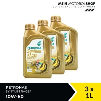 Petronas Syntium Racer 10W-60 3x1 Liter