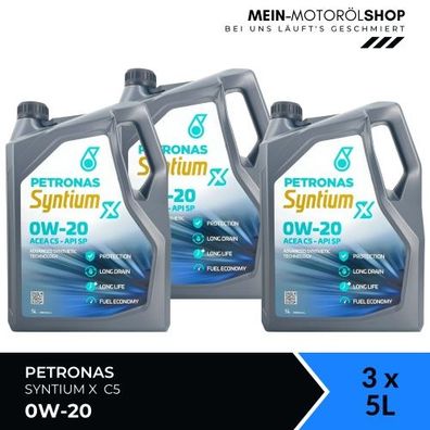 Petronas Syntium X 0W-20 C5 3x5 Liter