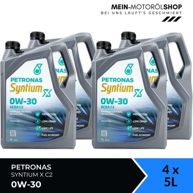 Petronas Syntium X 0W-30 C2 4x5 Liter