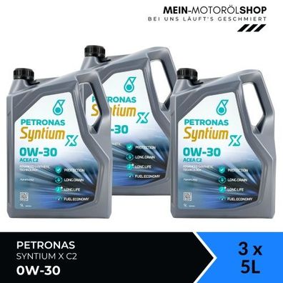 Petronas Syntium X 0W-30 C2 3x5 Liter