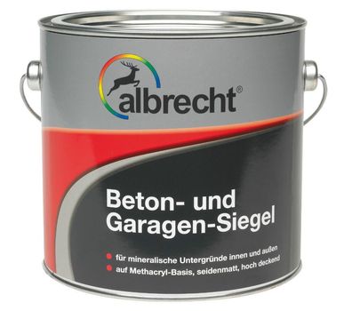 Albrecht Beton- und Garagen-Siegel 1K Bodenbeschichtung 2,5l u. 5,0l Bodenfarbe