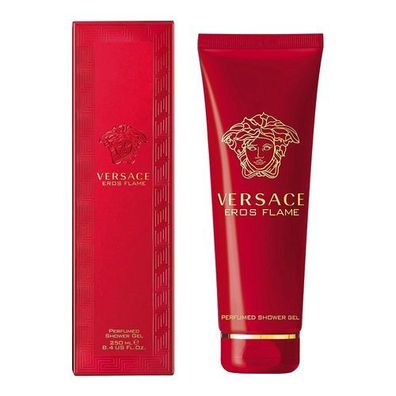 Versace Eros Flame Duschgel, 250ml - Erfrischende Luxuspflege