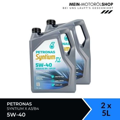 Petronas Syntium X 5W-40 A3/B4 2x5 Liter