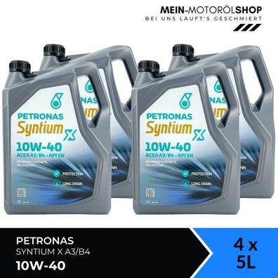 Petronas Syntium X 10W-40 A3/B4 4x5 Liter