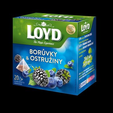 Loyd Blaubeeren und Brombeeren 20 Teebeutel