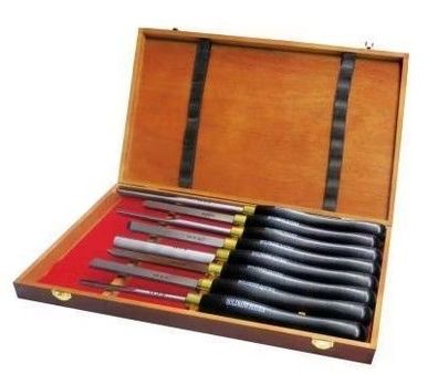 Abverkauf Sonderposten - Holzmann Qualitätsdrechseleisensatz 8-teilig H8TLGN