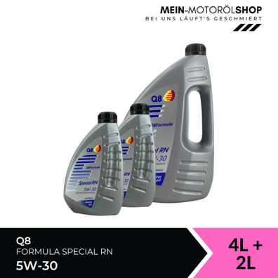 Q8 Formula Special RN 5W-30 4 + 2 Liter