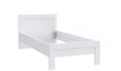 Bettgestelle Snow SNWL09 Bettrahmen Bett Weiß 90x200 cm