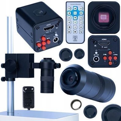 Rosfix Set Mikroskopkamera 1080P + Objektiv 100x + Plattform | C-Mount