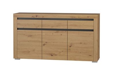 Sideboard Arizona - 152 cm, 3 Türen, 3 Schubladen