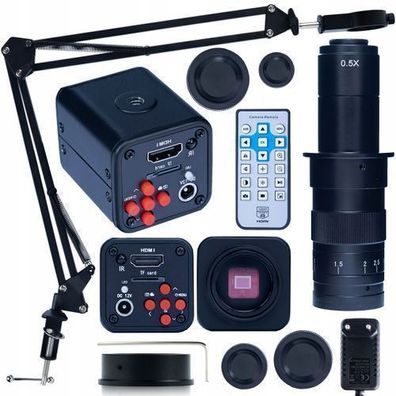 Rosfix Set Mikroskopkamera 180X HDMI – 16MP, C-Mount, Zoom | Planets PRO