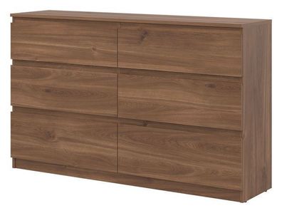 Kommode 78x84x35 cm REMI RM03 Schubladenkommode 6 Schubladen Castello Eiche