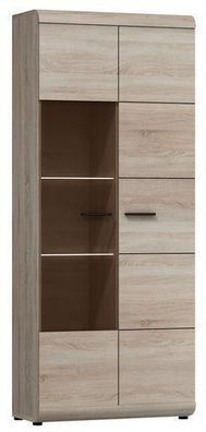 Vitrine LINK Standvitrine Wohnzimmerschrank Vitrinenschrank
