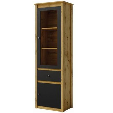 Vitrine LUNA LN2 Vitrinenschrank Wohnzimmerschrank