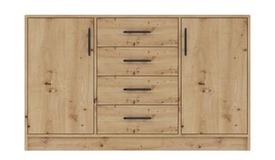 Kommode SMART SRK1 Sideboard 140x84x40 cm 2 Artisan Eiche