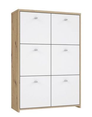 Kommode SQNK321 Schrank Wohnzimmerschrank 5 Türen Highboard Regalschrank
