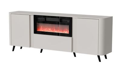 Sideboard Kommode Volare mit Kamin Kaschmir