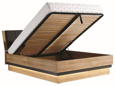 Bett YORK Y18 mit lift Lattenrost 160x200 cm Bettgestelle Bettkasten