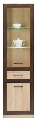 Vitrine BOSS BS-08 Vitrinenschrank 55x198x36 cm Wohnzimmerschrank