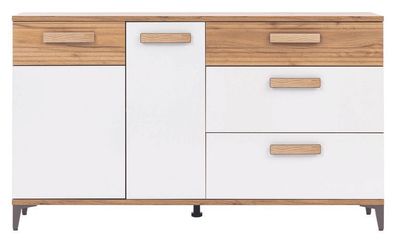 Kommode Snobi SB4 Schrank Sideboard 2 Türiger mit 3 Schubladen