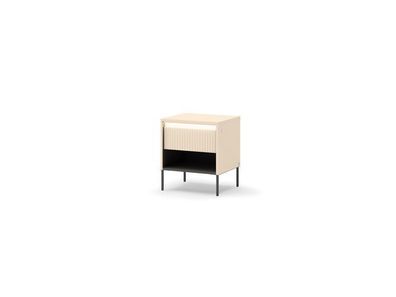 Nachttisch Trend TS-10 Sandbeige Led Nachtschrank
