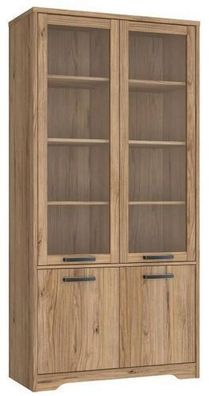 Vitrine Joadakis JDKV721 Wohnzimmerschrank 94x192x42cm Vitrinenschrank 4 Türen
