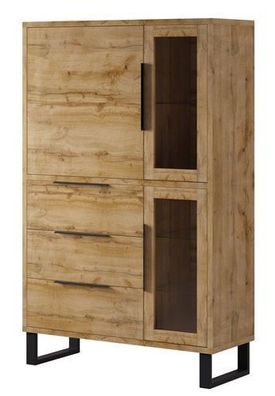 Vitrine Halle 12 Wohnzimmerschrank Standvitrine Vitrinenschrank