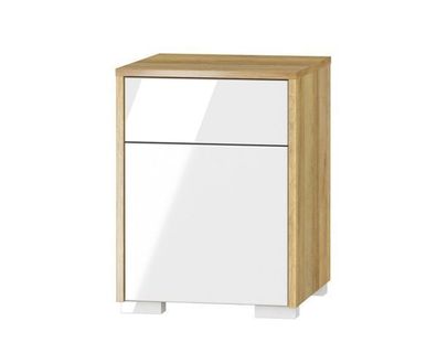 Nachttisch THEO THN-1 Nachtschrank Container mit Schublade und Tür