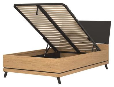 Bett 120x200cm ATE 15/180 S.P. Betgestelle Kopfteil Bettkasten Lift Lattenrost