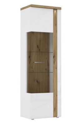 Vitrine rechts Tuluza TUZV811RB Vitrinenschrank, Wohnzimmerschrank LED