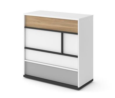 Kommode IMOLA IM-07 Schrank 90x900x40 cm mit 4 Schubladen