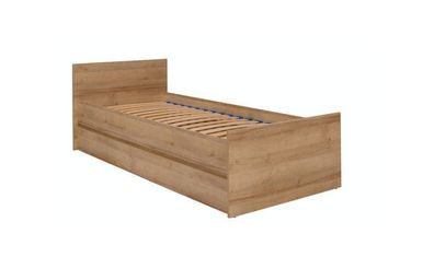 Bett Cosmo Co8 Bettgestelle 80x200 cm mit Latterost Riviera Eiche