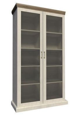Vitrine ROYAL WS, Schrank, Wohnzimmerschrank, 2 Türiger Vitrinenschrank