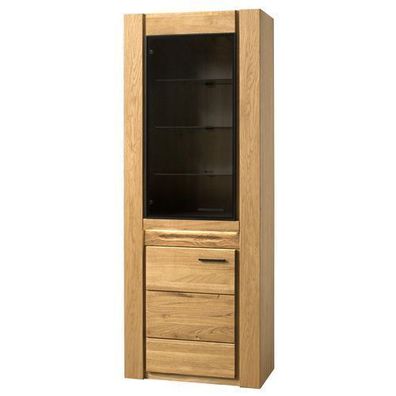 Vitrine links Velvet 10 Eiche natur