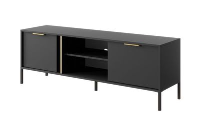 Fernsehschrank Lars G Tv-Schrank 153 x 53 x 39,5 cm Lowboard 2 Türiger Unterschrank