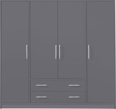 Kleiderschrank 200x190x56cm SMART SR1 Schrank Anthrazit