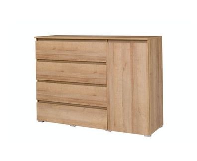 Kommode cosmo Co05 Sideboard Schubladenschrank Riviera Eiche
